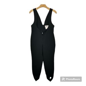 Vintage Obermeyer Sport Ski Pants 14R Wool Compression Snow Bib Stirrups 1980s